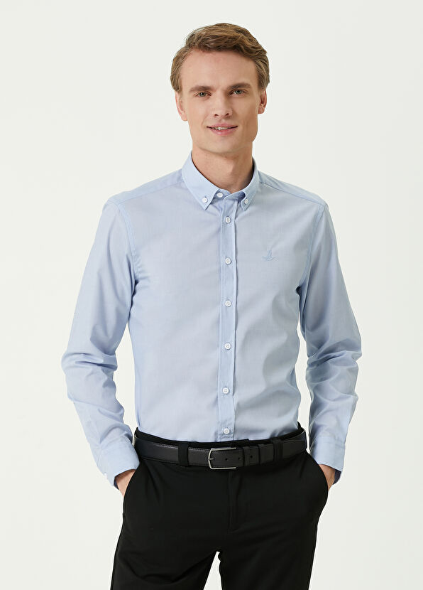 Beymen Club Slim Fit Mavi Gömlek - 1