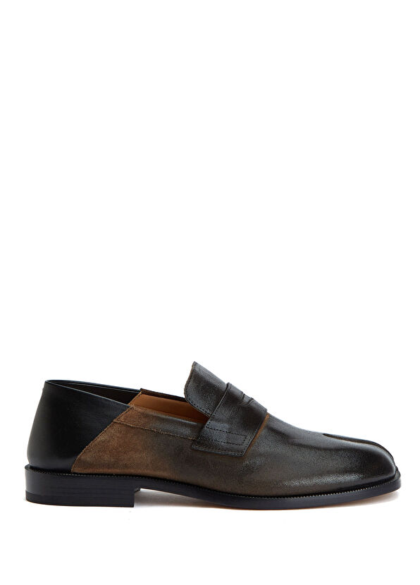 Maison Margiela Tabi Brown Men's Leather Loafers - 1