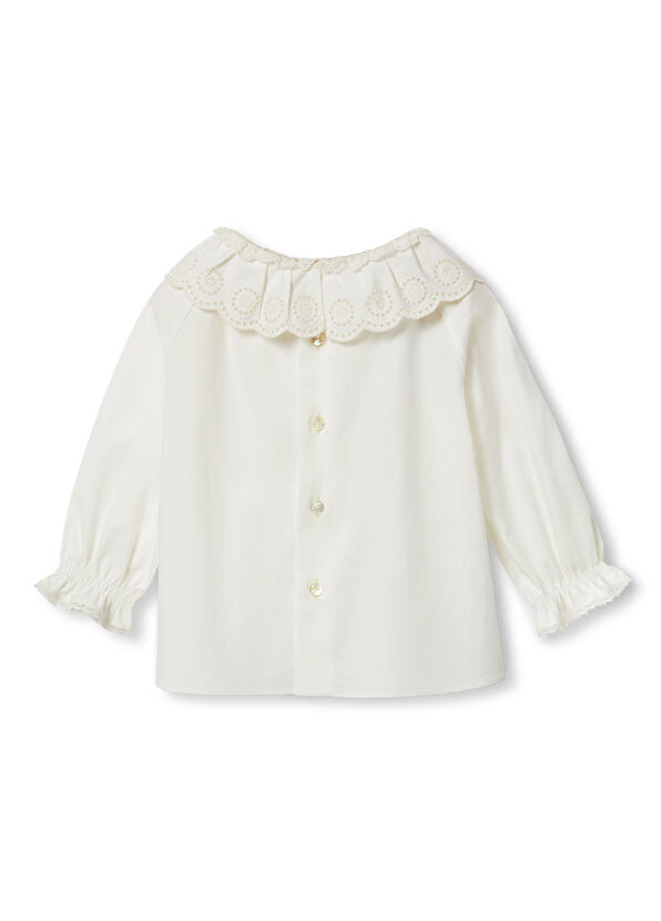 Gucci Beyaz Kız Bebek Bluz - 2