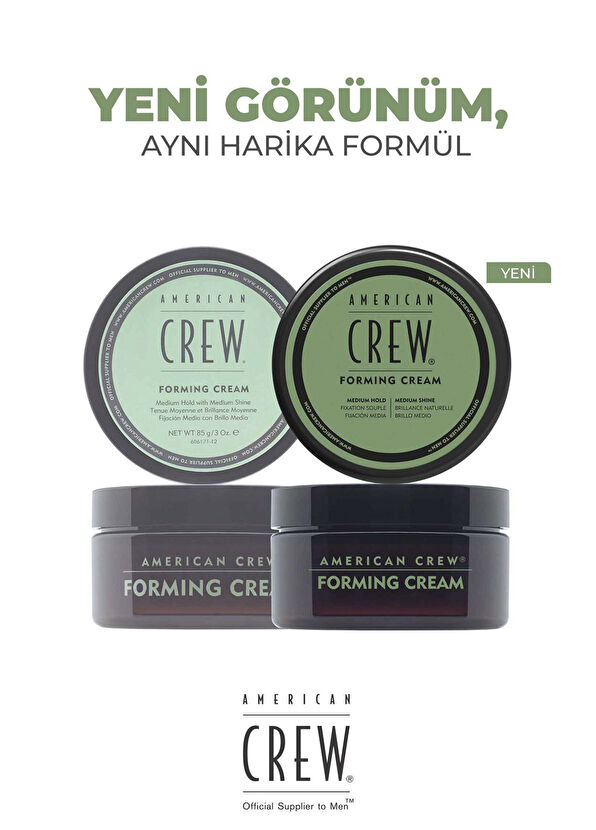 American Crew Forming Cream Erkekler İçin Orta Tutuşlu Şekillendirici Saç Pomadı 50 gr - 3