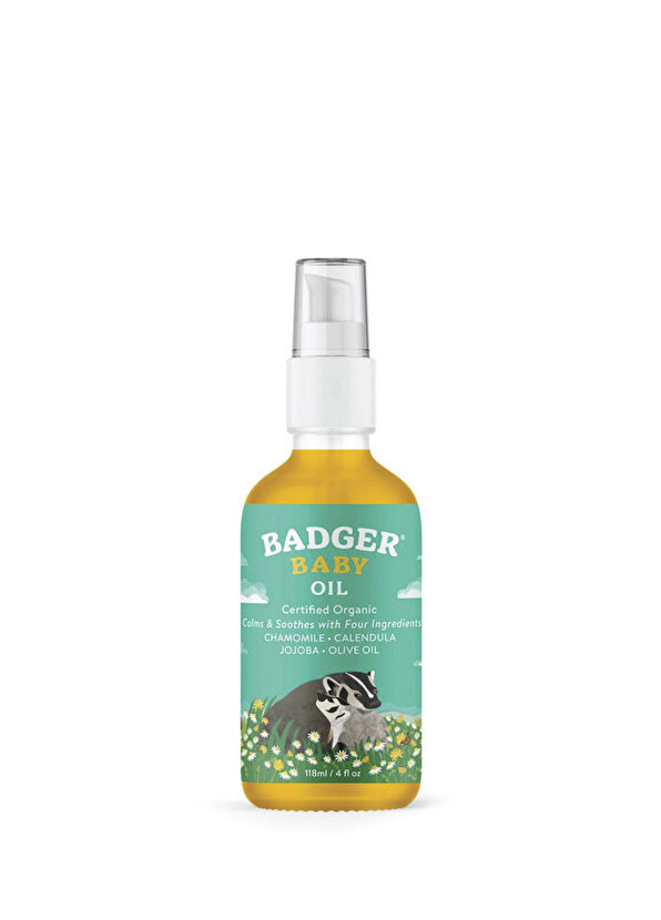 Badger Baby Oil Nemlendirici Bebek Yağı 118 ml - 1