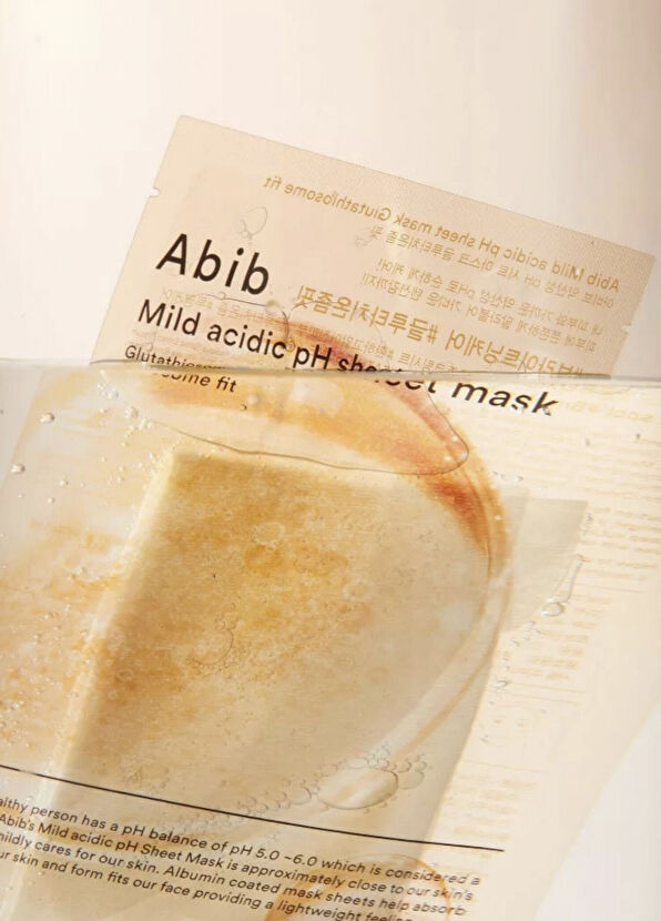 Abib Mild Acidic pH Sheet Mask Glutathiosome Fit Leke Karşıtı Yüz Maskesi 30 ml   - 4
