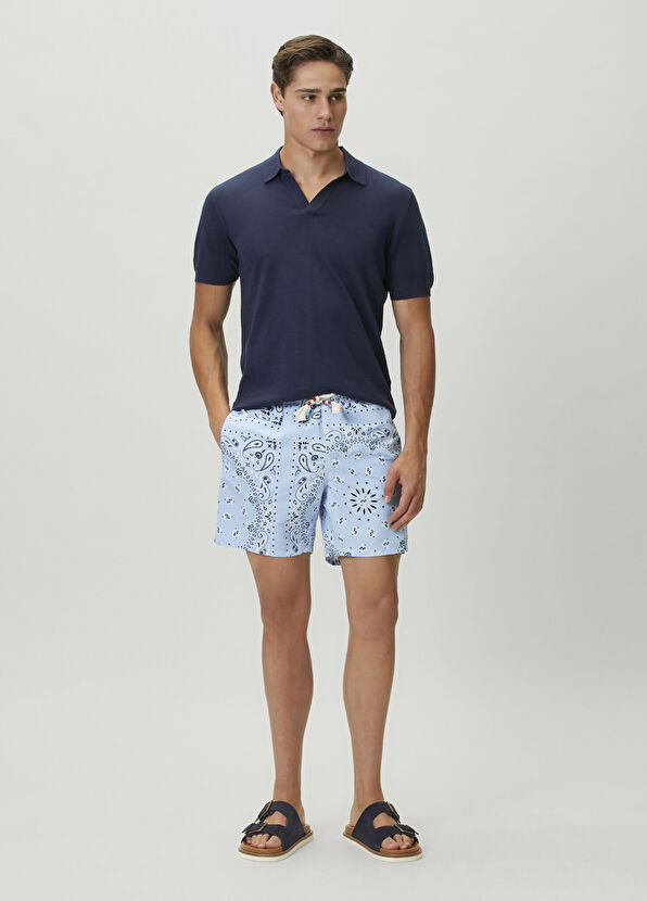 MC2 (Saint Barth) Sloan Lacivert Keten Polo T-shirt - 2