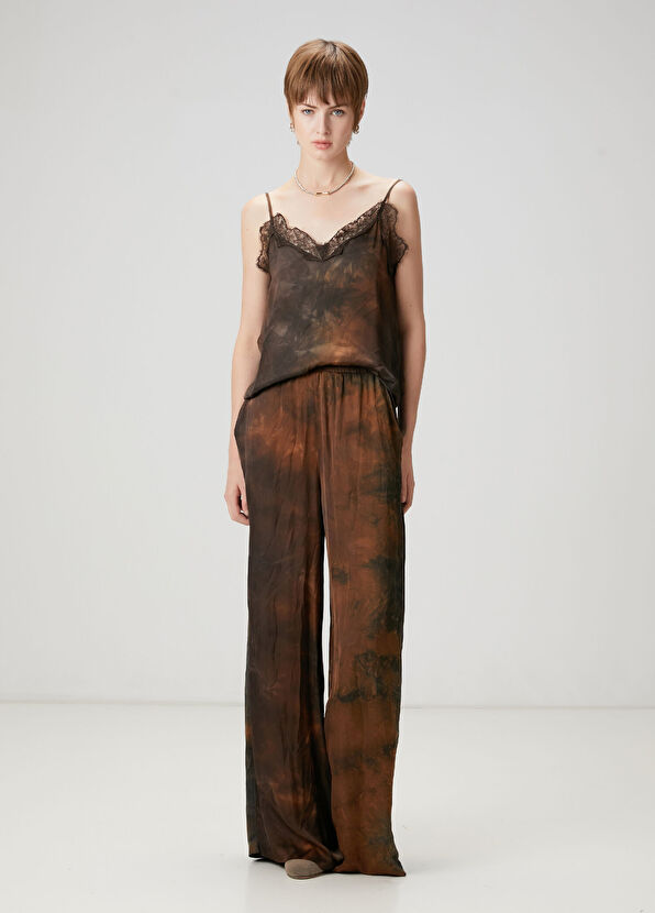 Beymen Club Blouse With Brown Lace Stripe - 2