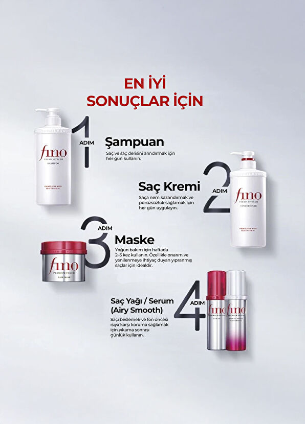 Fino Premium Touch Moisturizing Hair Care Cream for Dry and Damaged Dyed Hair 550 ml - 4