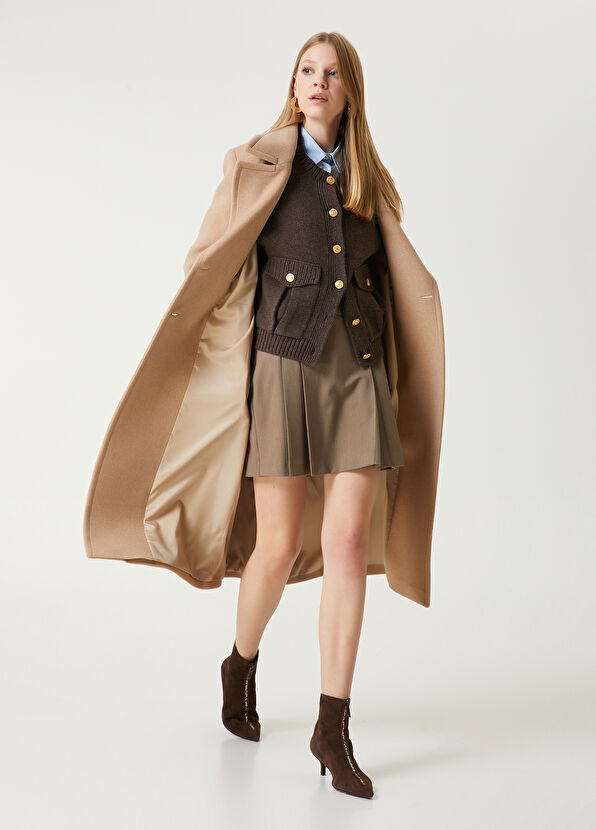 Beymen Club Bej Mini Şort Etek - 2