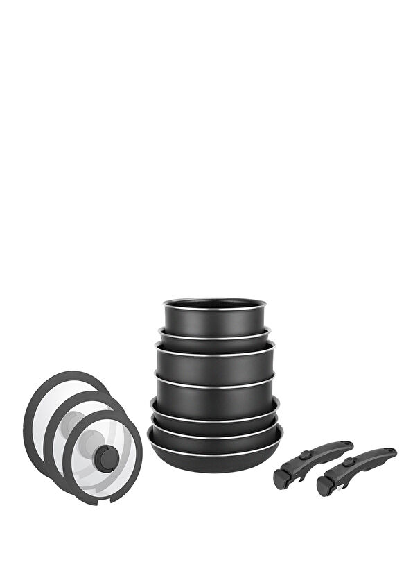 Leggno All-In-One Titanyum 12 Parça Tencere Seti - 1