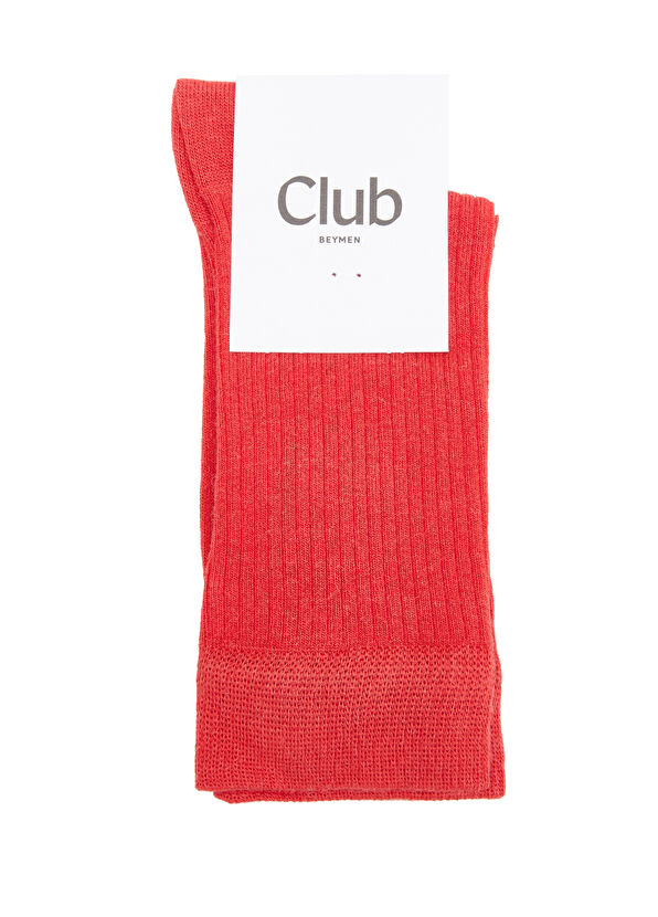 Beymen Club Pomegranate Flower Women's Silk Blend Socks - 1