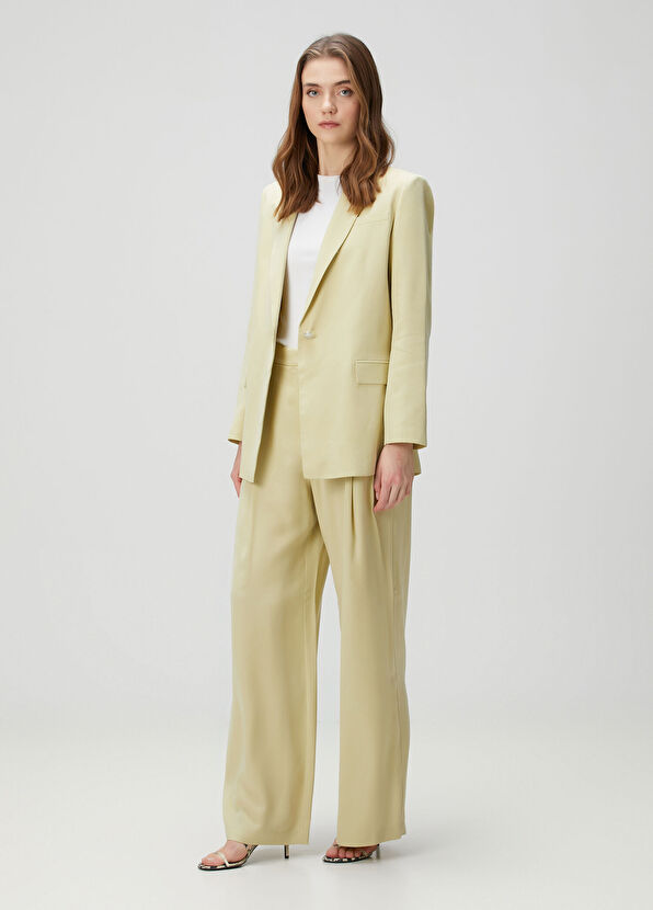 Beymen Collection Yeşil Tek Düğmeli Ceket - 3