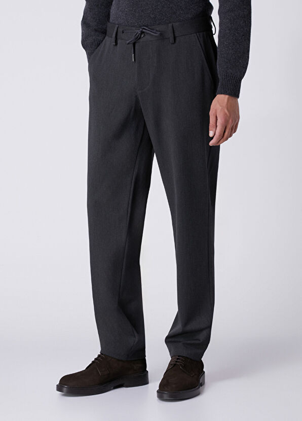 Beymen Club Regular Fit Grey Waist Corded Twill Chino Trousers - 2