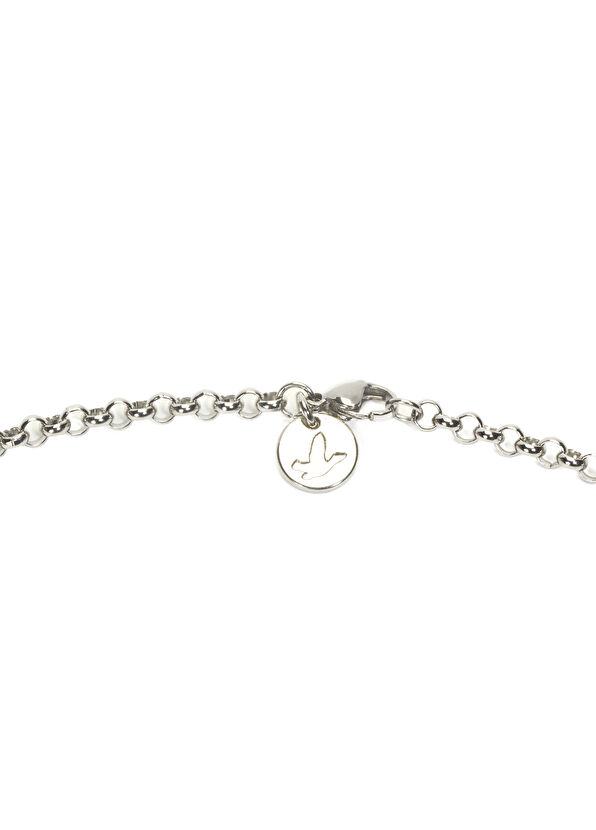 Beymen Club Silver Men's Steel Chain Necklace - 2