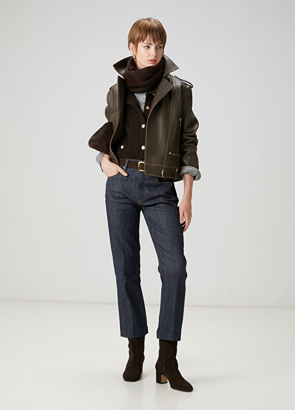 Beymen Club Brown Hair Braided Knit Vest - 2