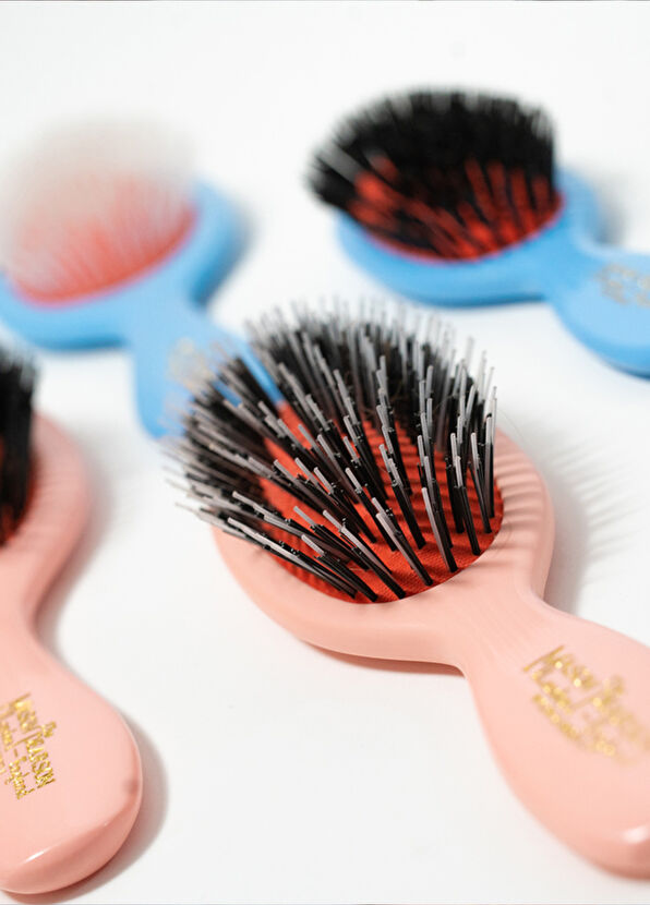 Mason Pearson Handy Bristle Nylon BN3 Pink Hair Brush - 3