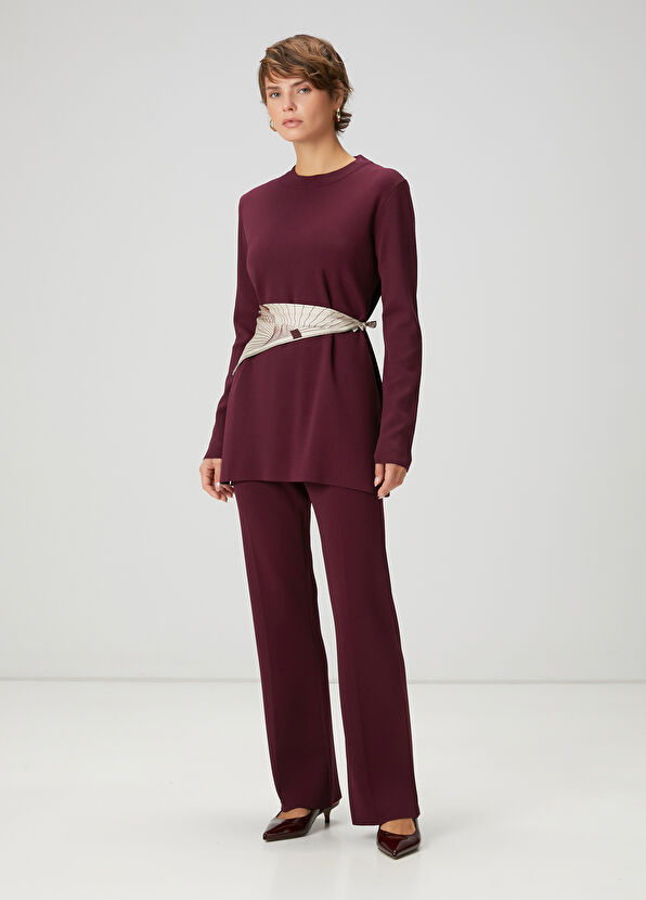 Beymen Club Plum Knit Trousers - 1