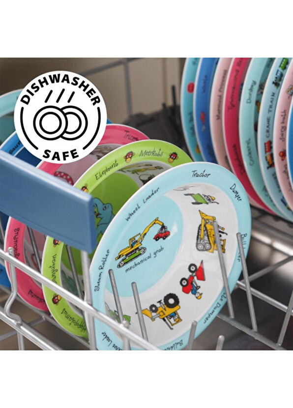 Tyrrell Katz Trains Mavi Melamin Mama Kasesi ve Alıştırma Bardağı - 4