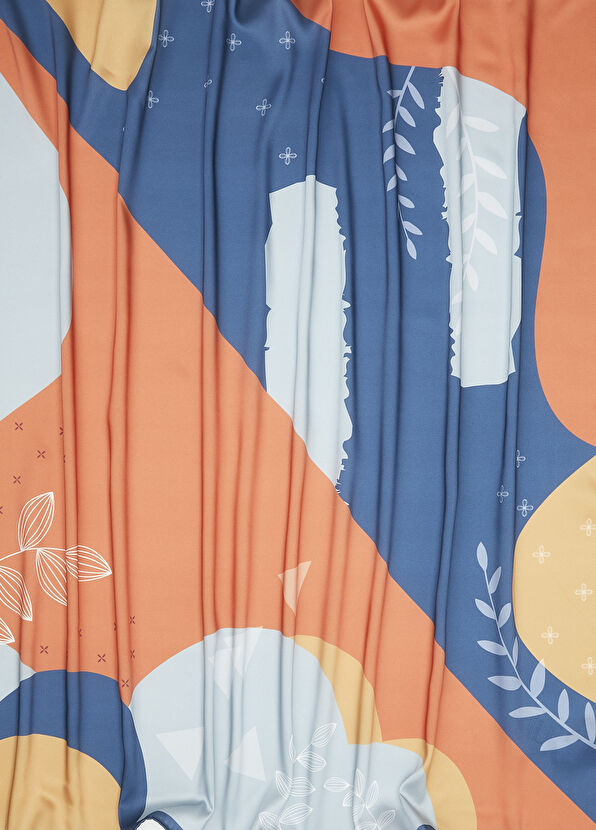 Beymen Club Colorblocked Kadın Twill Eşarp - 2