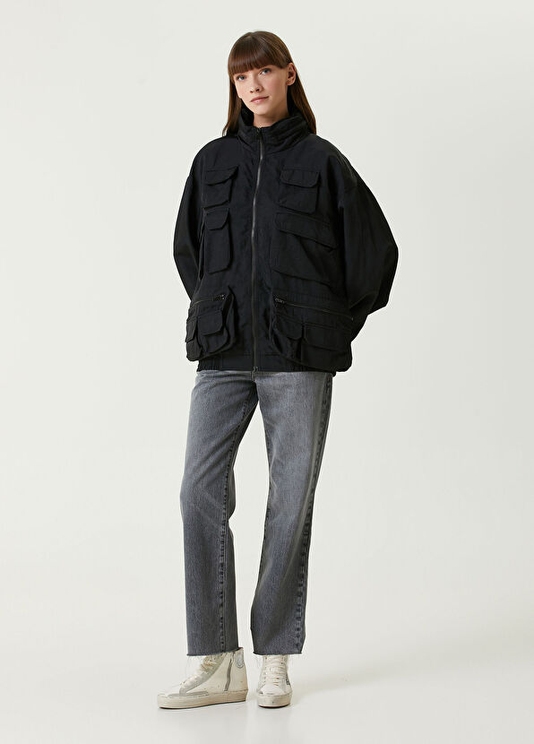 Golden Goose Siyah Kapüşonlu Yağmurluk - 2