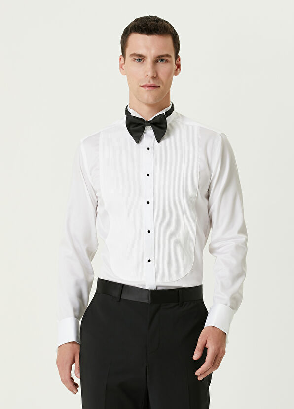 Beymen Club Beyaz Smokin Gömleği - 1