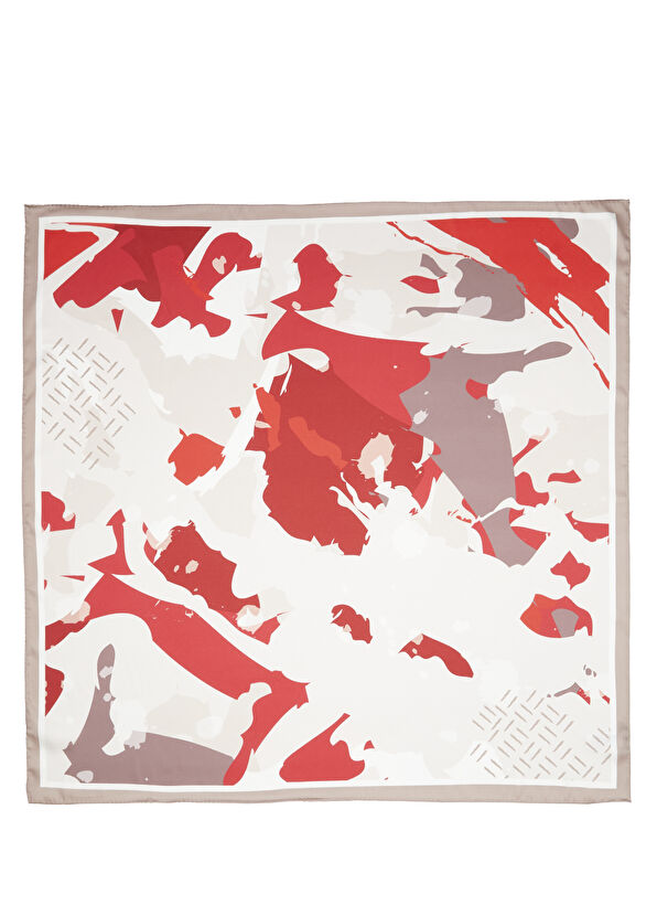 Beymen Club White Orange Women Twill Scarf - 1