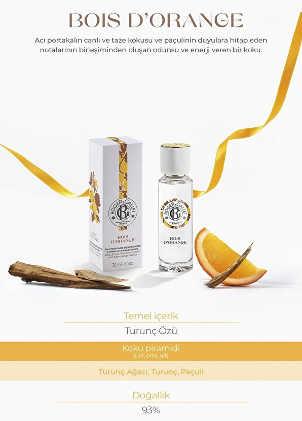 Roger&Gallet Bois d’Orange EDT 30 ml Kadın Parfüm - 2