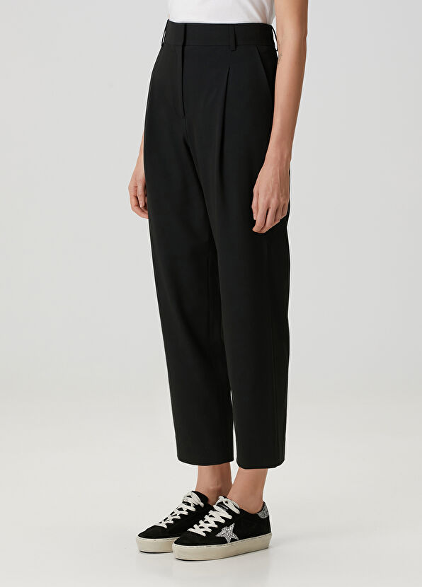 Academia Navy Blue High Waist Pants - 4