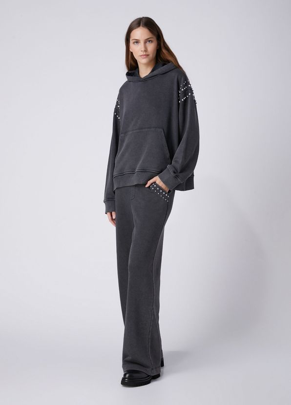 Beymen Club Anthracite Embellished Hoodie - 3