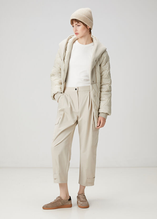 Beymen Club Beige Pleated Trousers - 1