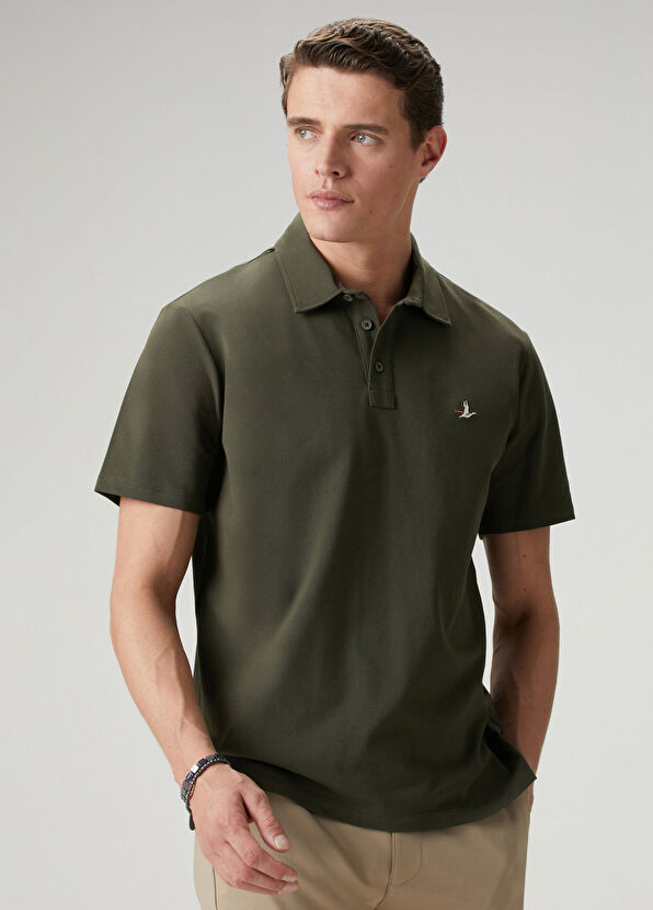 Beymen Club Comfort Fit Haki Polo Yaka T-shirt - 2