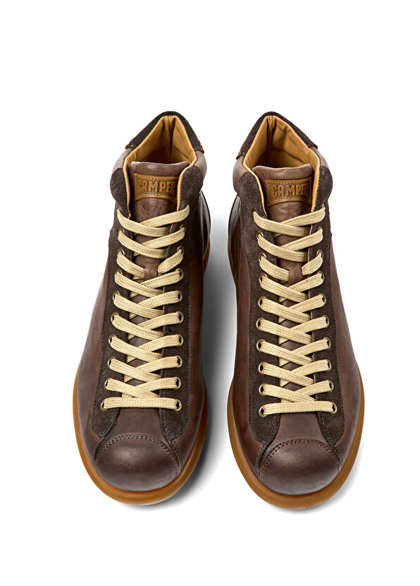 Camper Pel Kahverengi Deri Erkek Bot - 4