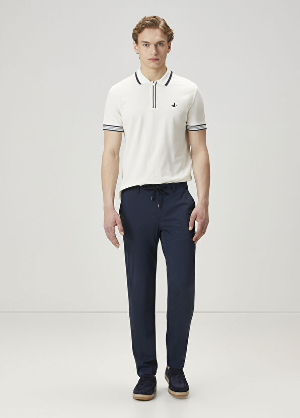 Beymen Club White Stripe Detailed T-Shirt - 3