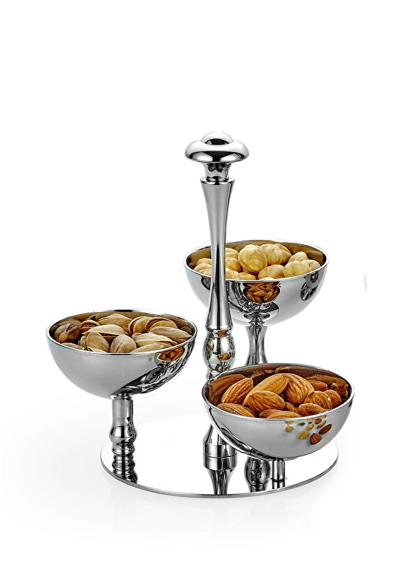 Es Collection Krom Metal Üçlü Çerezlik - 2