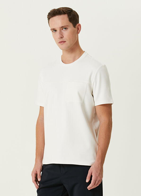 Beymen Club Kırık Beyaz T-shirt - 4