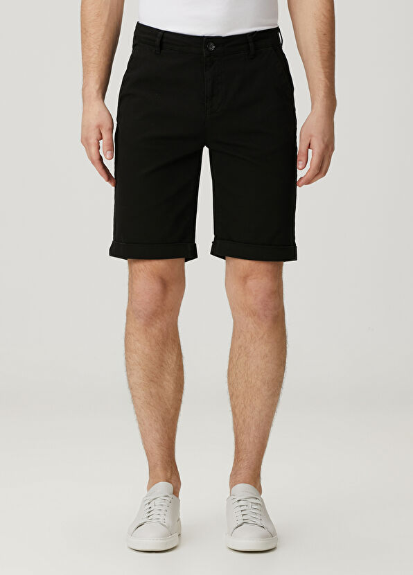 Beymen Club Slim Fit Siyah Şort - 2