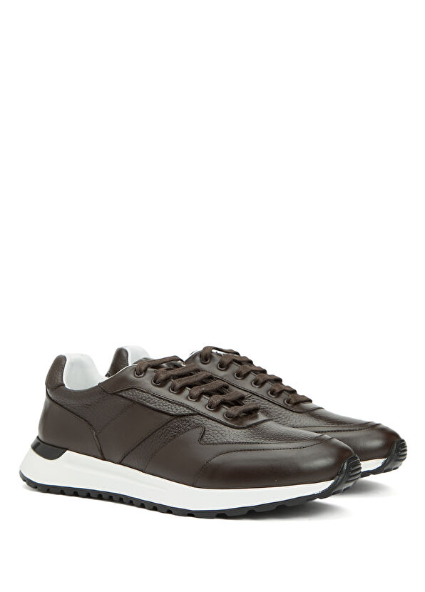 Beymen Club Kahverengi Erkek Deri Sneaker - 2