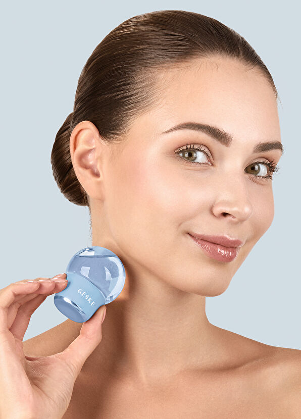 Geske Cool & Warm Eye and Face Massager Mavi Soğutma ve Isıtma Sağlayan Yüz ve Boyun Masaj Aleti  - 4