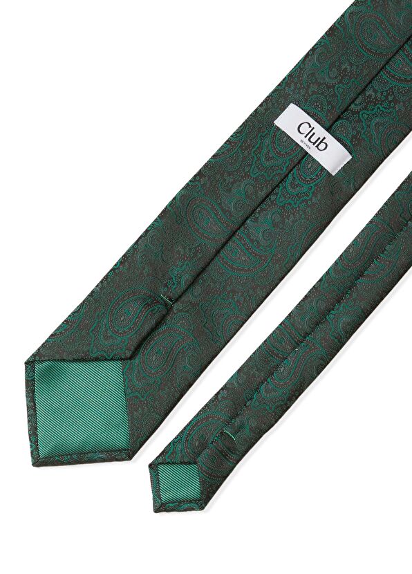 Beymen Club Green shawl jacquard tie - 2