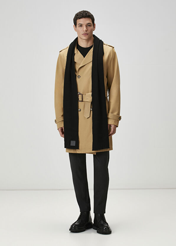 Beymen Club Black Cashmere Blended Men's Scarf - 4