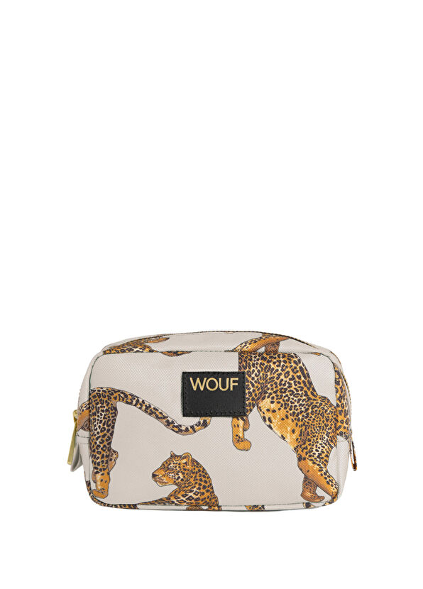 Wouf The Leopard Print Women's Makeup Bag - 1