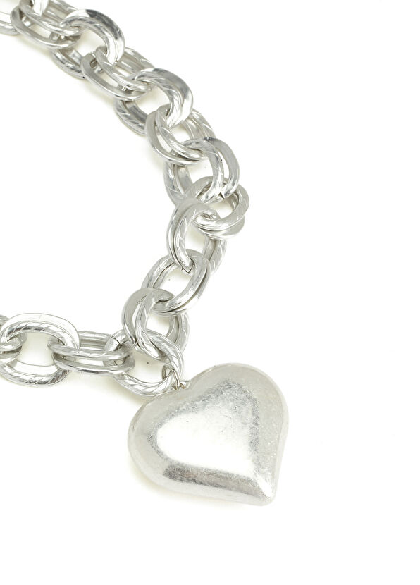 Beymen Club Large Heart Women's Antique Necklace - 2