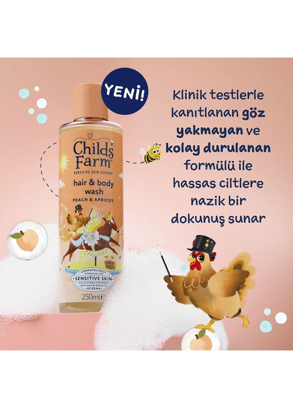 Childs Farm Childs Farm Peach and Apricot Extract Children's Hair and Body Shampoo 250 ml - 2
