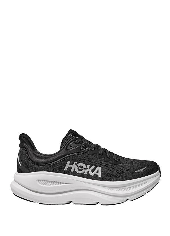Hoka Bondi 9 Siyah Beyaz Kadın Sneaker - 1