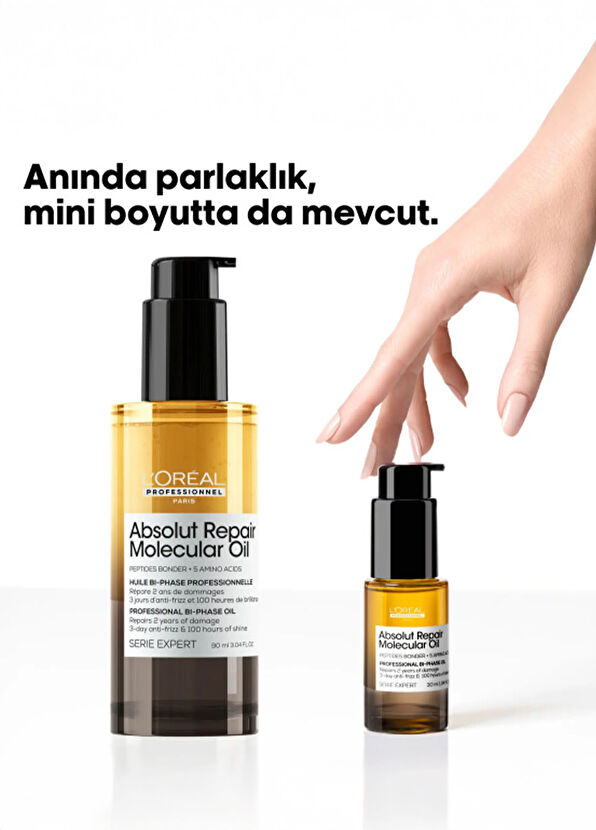 Loreal Professionnel Paris Serie Expert Absolut Repair Molecular Dual Phase Professional Hair Care Oil 90 ml - 2