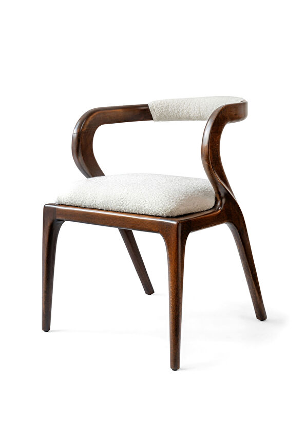 Lagu Nana Gürgen Ahşap Sırt Detaylı Sandalye - 4