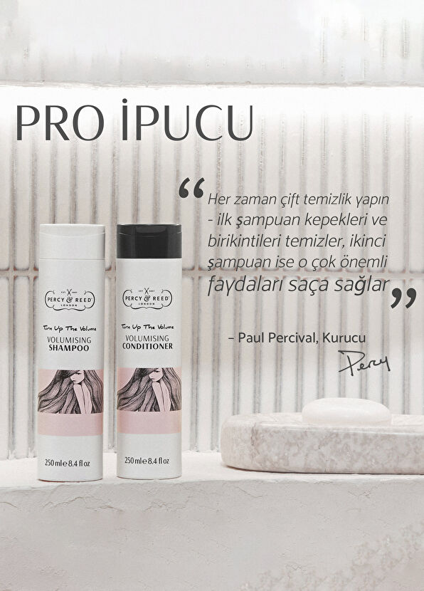 Percy & Reed Turn Up The Volume Hacimlendirici Sülfatsız Şampuan 250 ml - 2