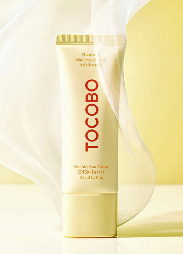 Tocobo Vita Airy Sun Primer SPF50+ Makyaj Bazı Etkili Güneş Koruyucu Krem 35 ml - 2