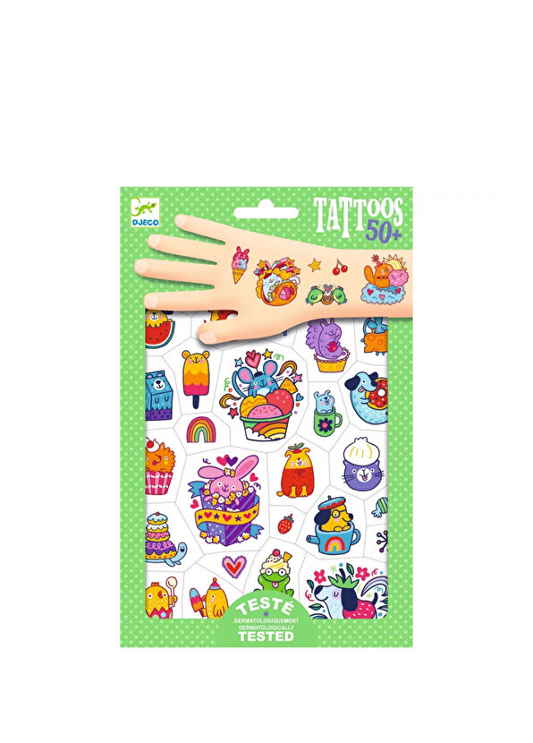 Djeco Sweets Tasarımlı Çocuk Geçici Dövme   - 2