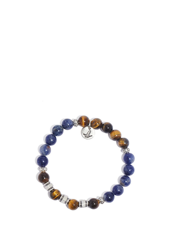 Beymen Club Kahverengi Doğal Taşlı Erkek Bileklik - 3