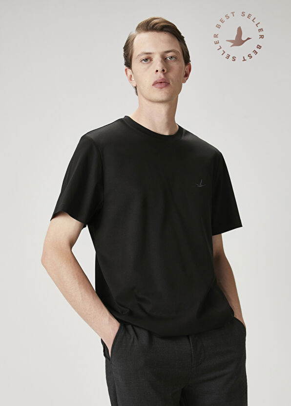 Beymen Club Black Basic T-Shirt - 1