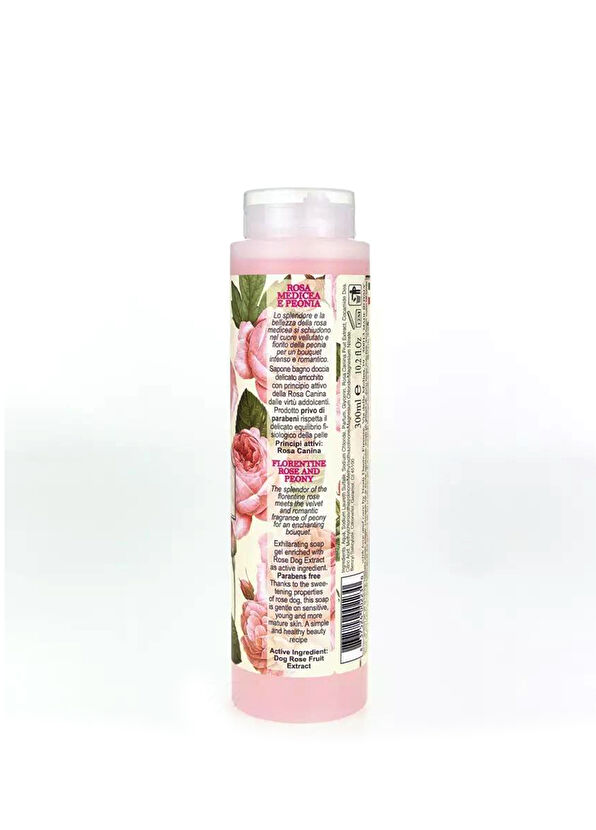 Nesti Dante Romantica Florence Rose and Peony Scented Purifying Vegan Bath and Shower Gel 300 ml - 3