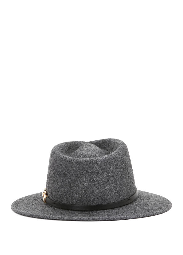 Beymen Club Grey Band Detailed Women's Wool Hat - 3
